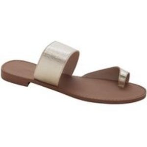 COPY - Gorgeous Gold Toe Ring leather sandals